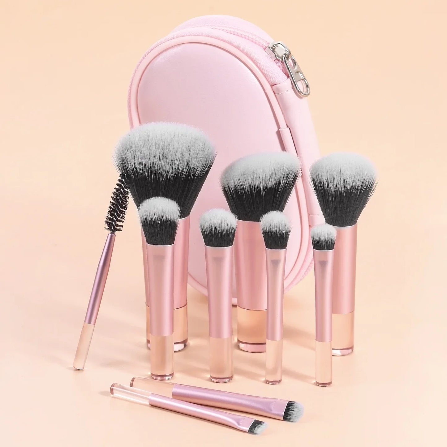 10Pcs Mini Makeup Brush Set Powder Eyeshadow Foundation Blush Blender Concealer Beauty Makeup Tools Brush Professional