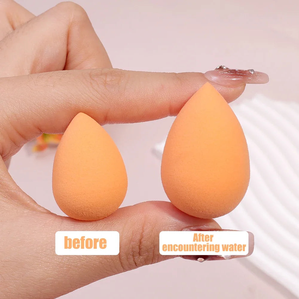 Mini Makeup Sponge Soft Dry Wet Use Liquid Foundation Concealer Blush Powder Cosmetic Puff Beauty Eggs Professional Makeup Tools