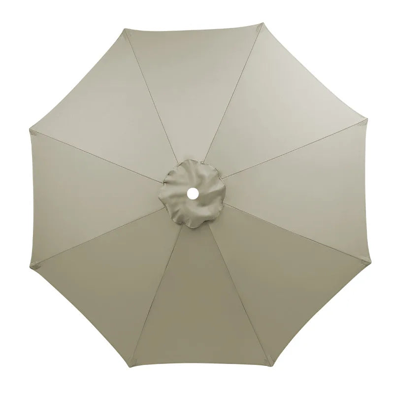 2/2.7/3M Parasol Sunshade Umbrella Cover UV Protection Waterproof Outdoor Canopy Replaceable Cloth Without Stand