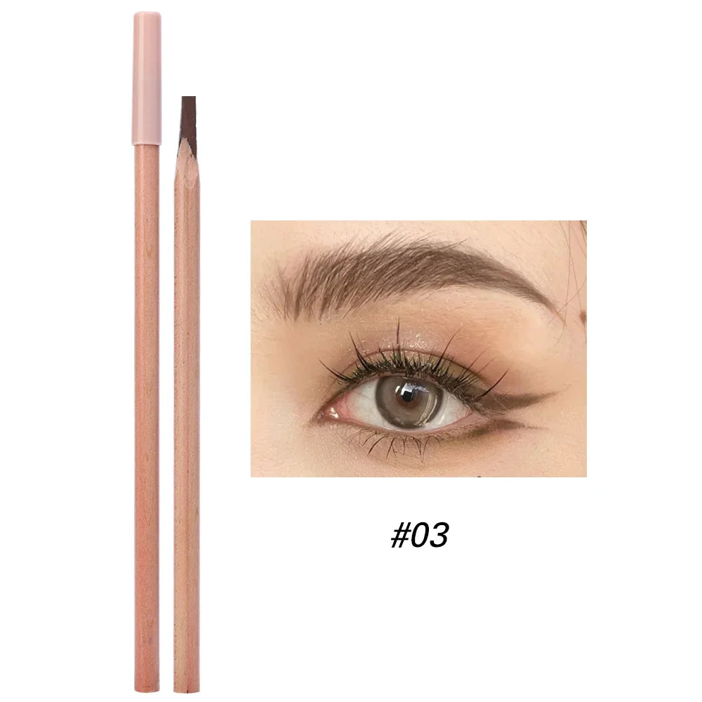 Microblading Wood Eyebrow Pencil Smudge-proof Wear Eyeliner Long Lasting Natural Soft Smooth Eyebrows Tattoo Pen Makeup Tools