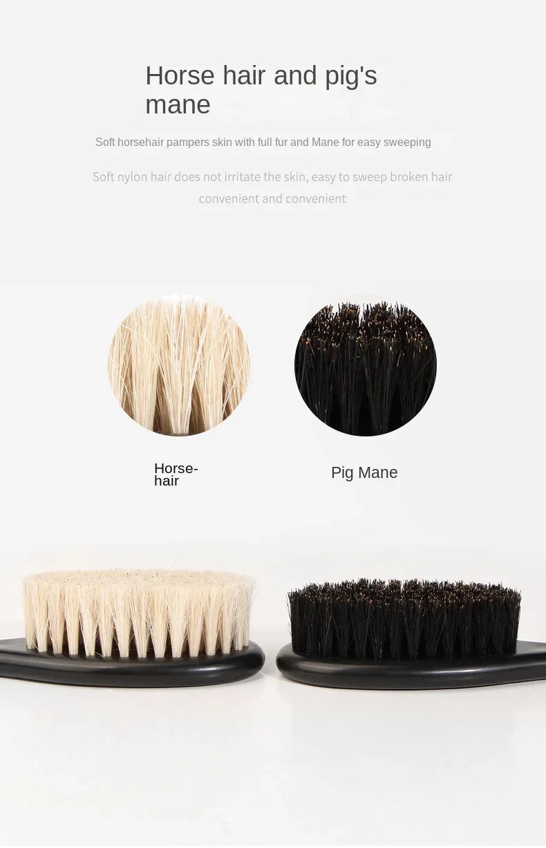 Wild Boar Bristles Material Dual-Purpose Beard Brush Shaving Set Barber Shop Perfessional Tools Reduce Frizz Shaving Brush