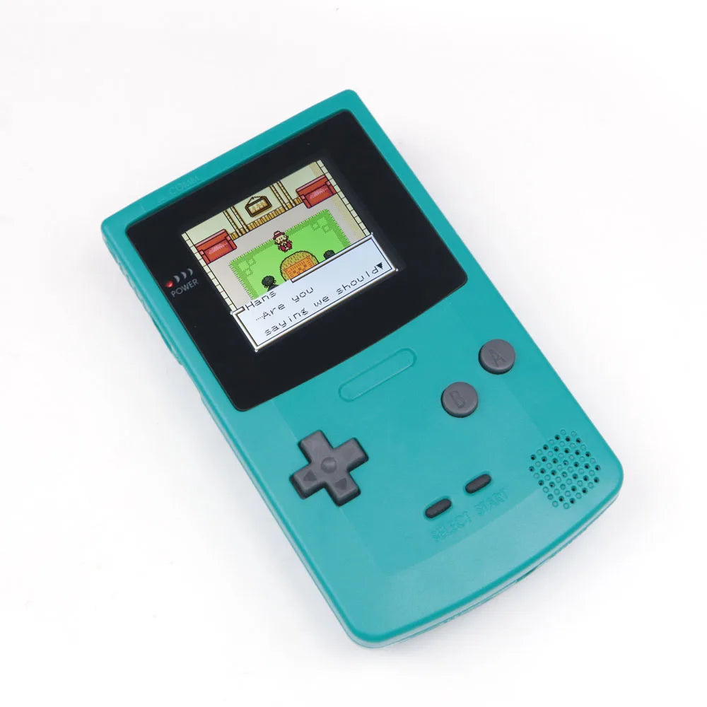 2023 Newest Real Drop In 2.45" GBC Retro Pixel HD IPS Backlight LCD Kit For Gameboy Color GBC No Need Welding and Trim Shell