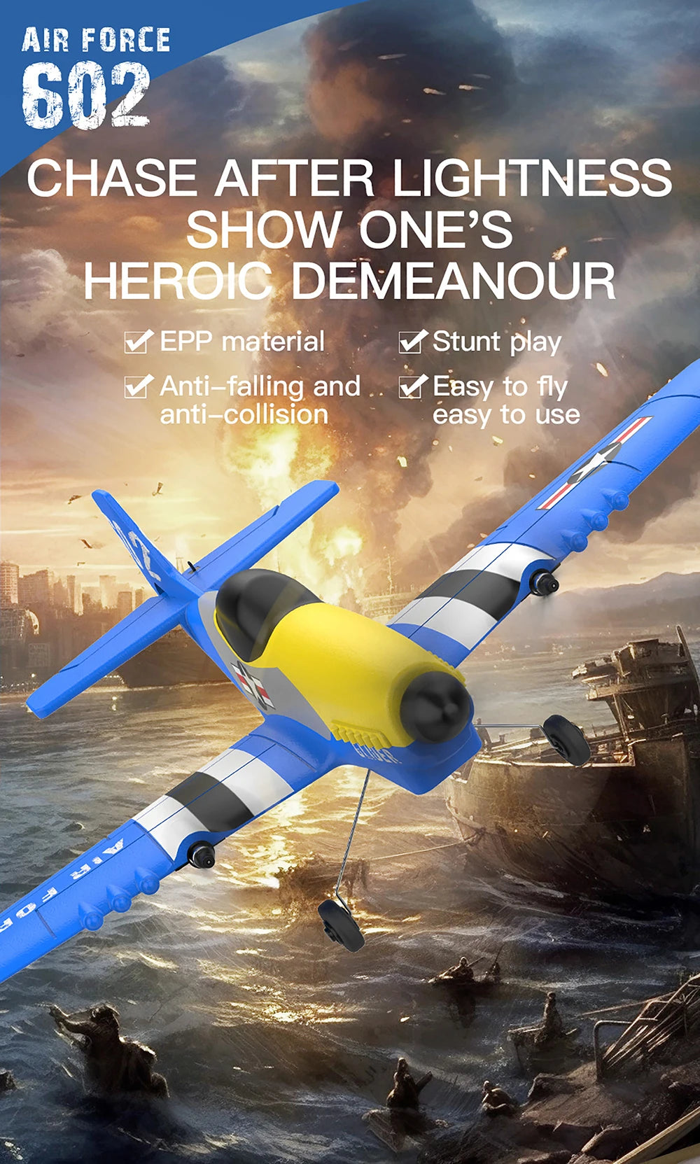 New RC Plane KF602 Professional 2.4G Radio Remote Control Airplane EPP Foam Aircraft Glider Flying Model Toys For Children Gifts