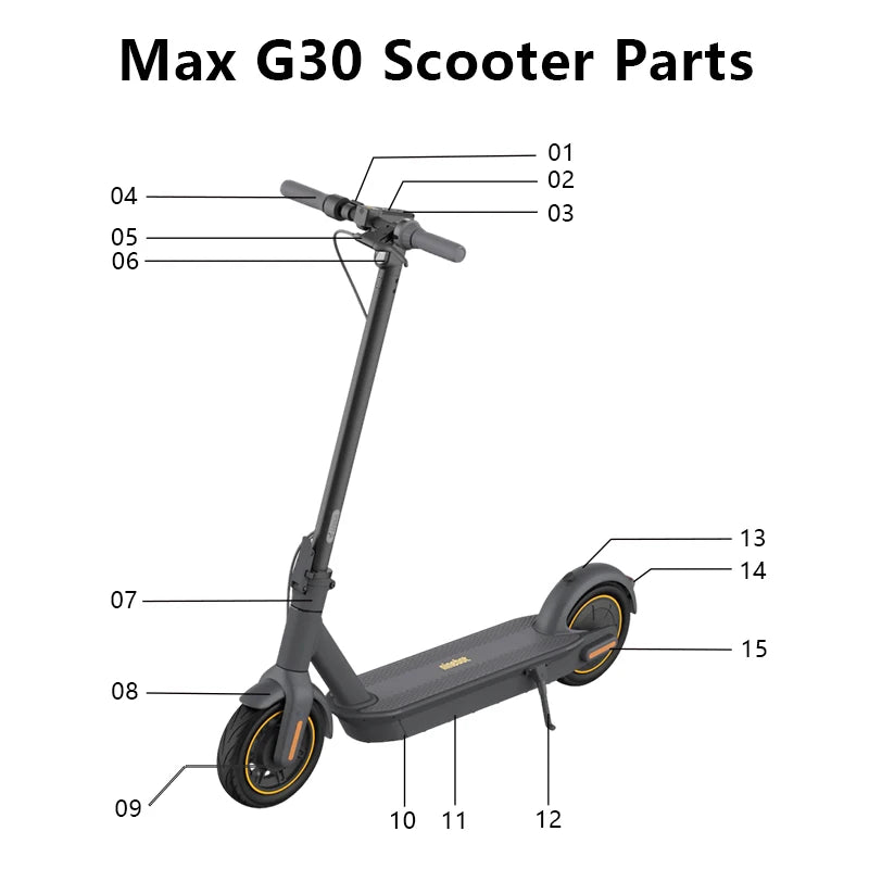 Max G30 Scooter Parts G30 Various Repair Spare Parts For Ninebot Max G30 Scooter Replacement Aceesoories Parts