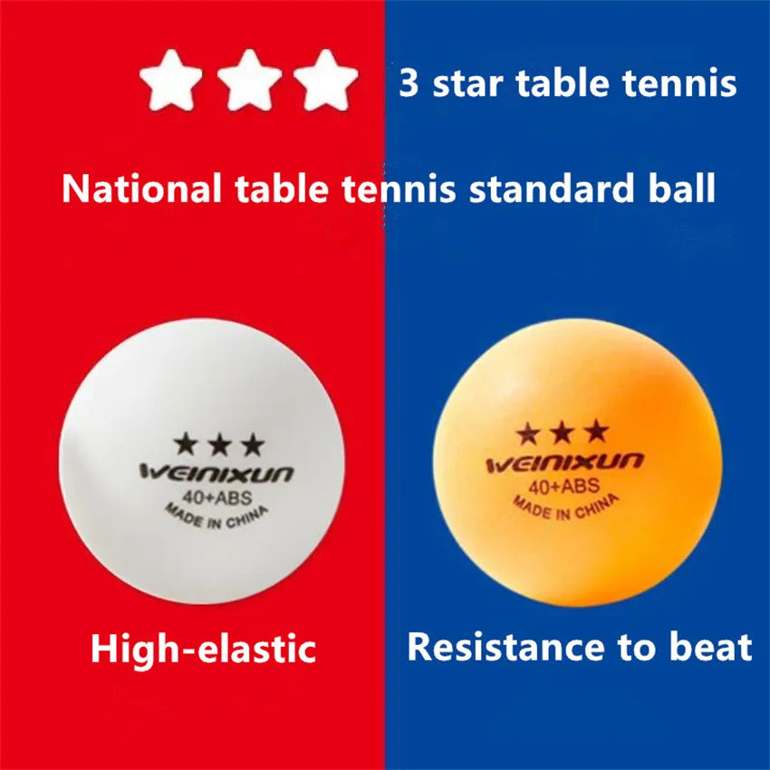 New 3-star Table Tennis Balls New Material A40 High-elastic Durable Training Table Tennis Bals Ping-Pong Balls