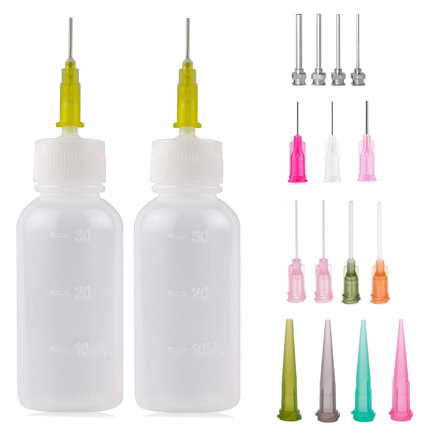 "1 Set Tip Applicator Bottles | Measuring & Watering Tools for Science Labs, Pets, Students, & Glue Applications"