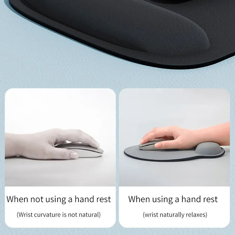 Coolcirc Computer Game Mouse Pad Large Thickened Eva Ergonomic Mousepad Wrist Pad Non-Slip Mouse Mats For Office Accessories