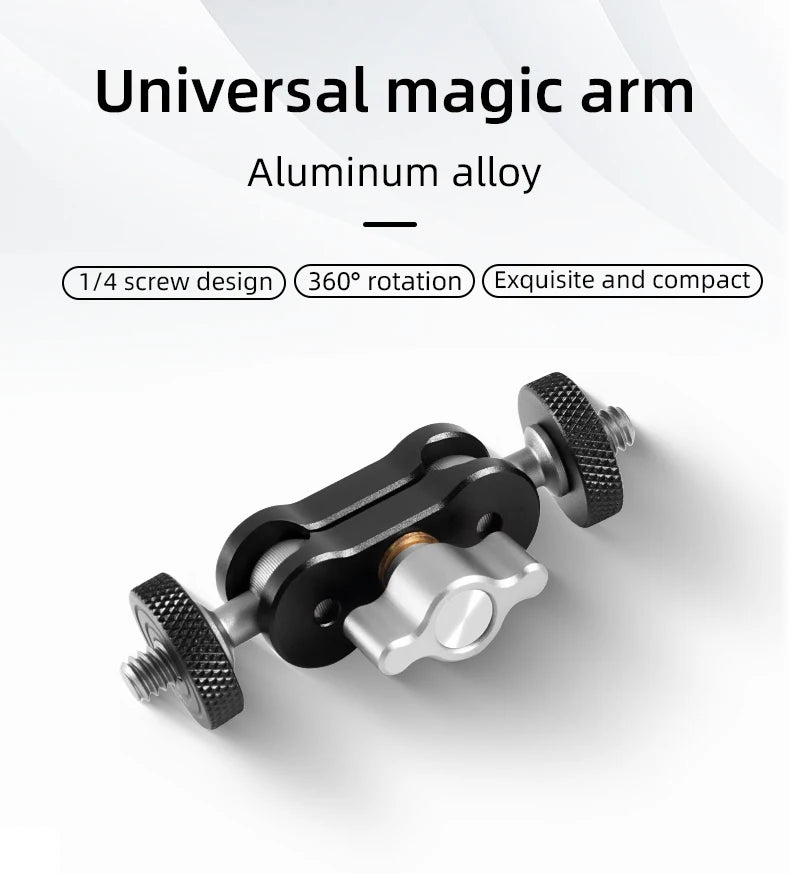 Aluminum Alloy Magic Arm Universal Adjustment 1/4 Interface Fill Light Bracket Live Photo  Strange Hand Photography Accessories