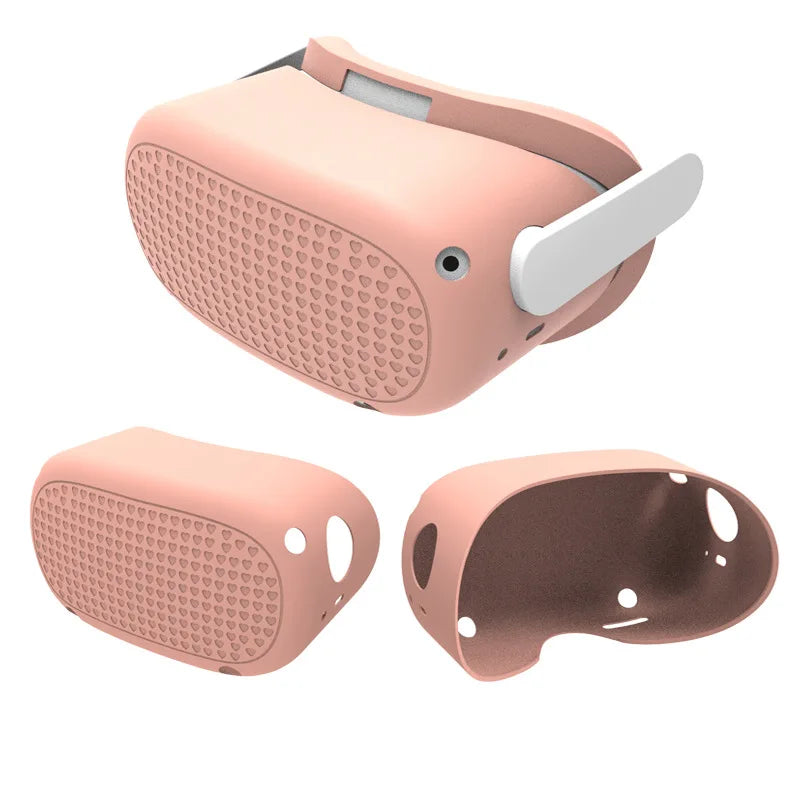 Case For Oculus Quest 2 VR Headset Head Cover smart glasses Anti-Scratches For Oculus Quest 2 Accessories Silicone Protective