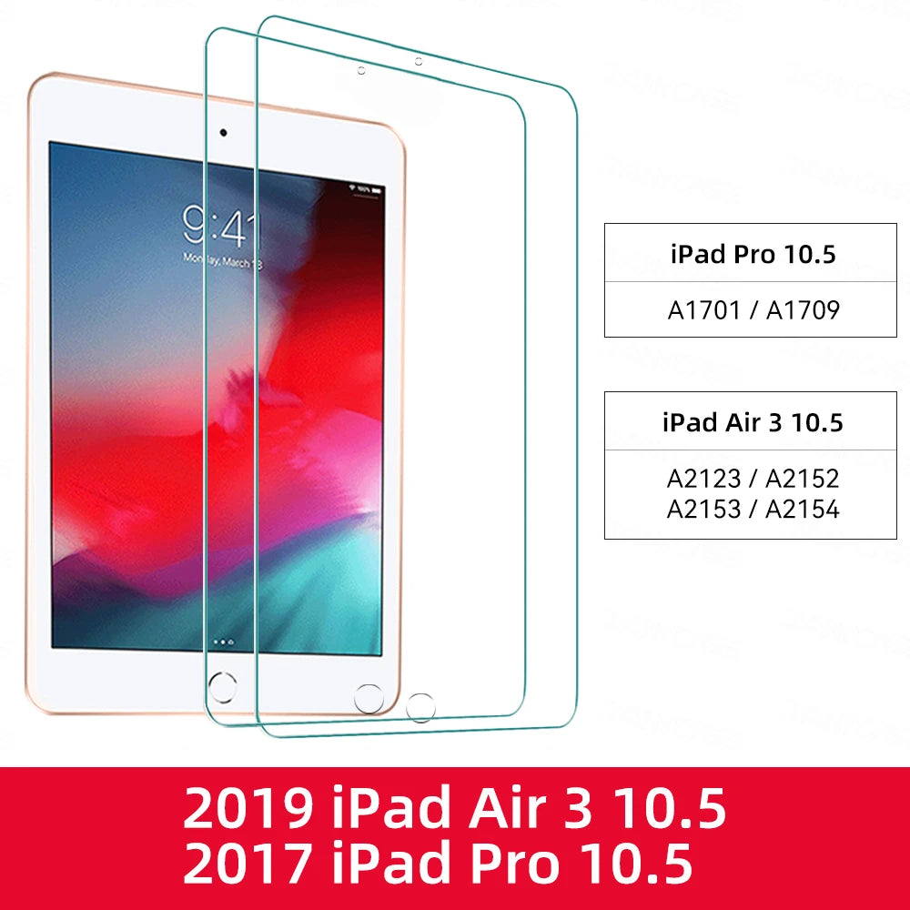 2Pcs Tempered Glass Screen Protector For Ipad Pro 13 12.9 11 6th M4 M2 Air 6 5 4 3 2 1 9th 10th Gen Mini 6 7 10.9 10.2 9.7 Film