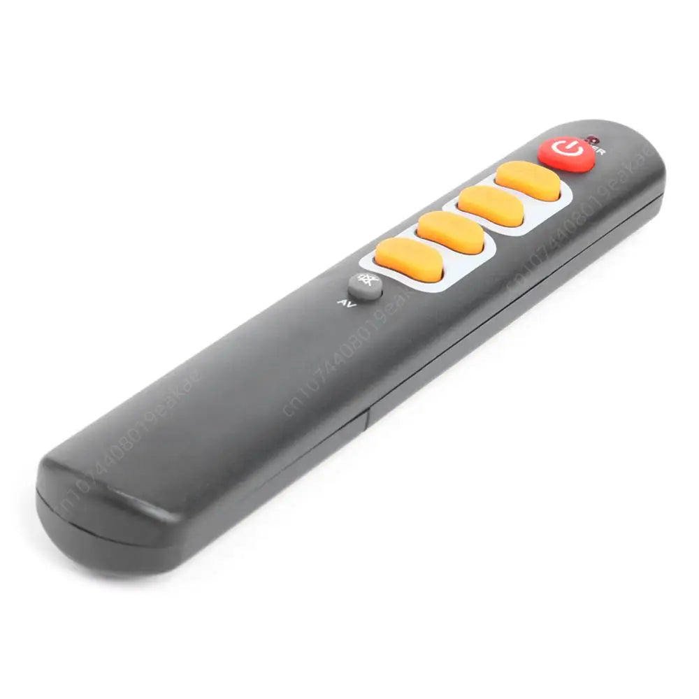 1/2PCS Universal 6 Key Learning Remote Control Big Yellow Button Copy Infrared IR Remote Controller For TV Box STB HIFIAmplifier