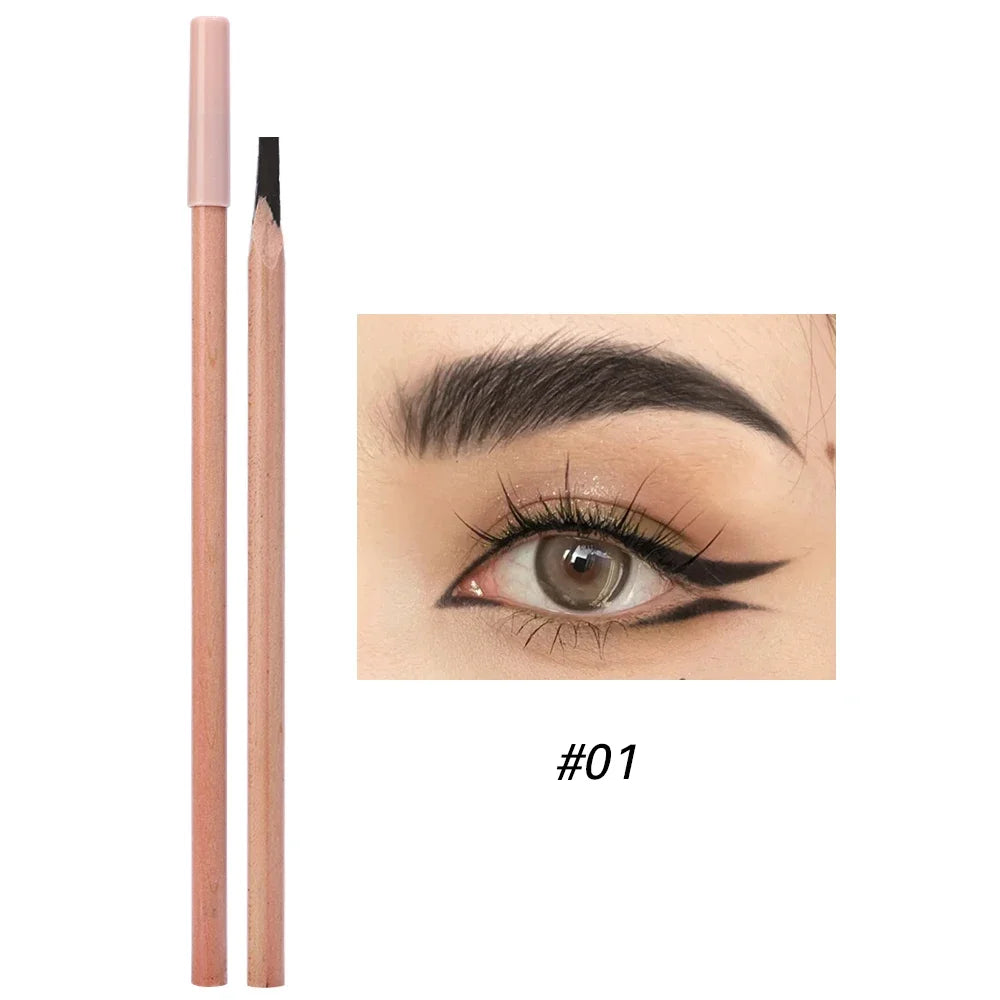 Microblading Wood Eyebrow Pencil Smudge-proof Wear Eyeliner Long Lasting Natural Soft Smooth Eyebrows Tattoo Pen Makeup Tools