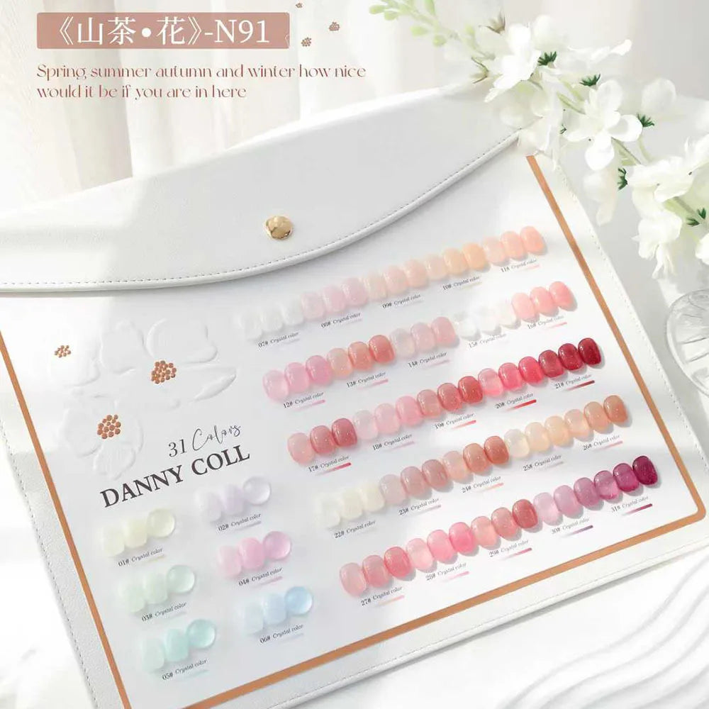 31 pcs Jelly Gel Polish Set Korean Style Translucent UV Soak Off Gelpolish Nail Art Gel Polish Primer Manicure Nail Gel Lacque