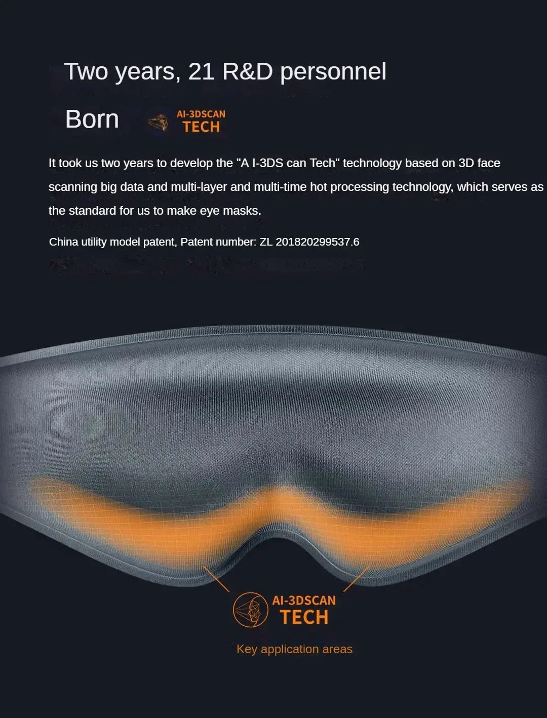 Xiaomi Dreamlight 2S Generation Full Shading Relaxing Eye Mask Sleeping Mask Block Out Light For Sleeping Aid Eye Mask Portable