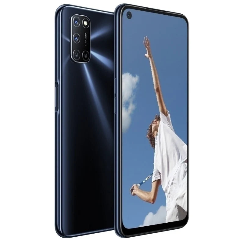 OPPO A92 LTE GSM Unlocked 6.5" 12MP Quadruple camera (Dual SIM)((Snapdragon 665)(Black/Purple/Blue Global) 5000mAh used phone