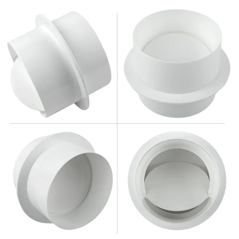 Circular Duct Choke Return Air Baffle Ventilation Duct One-Way Suspended Ceiling Wall Toilet Range Hood And Flue Check Valve