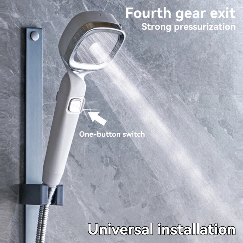 Xiaomi High Pressure Shower Head With Switch On Off Button Sprayer Water Saving Adjustable Shower Nozzle Filter For Bathroom New