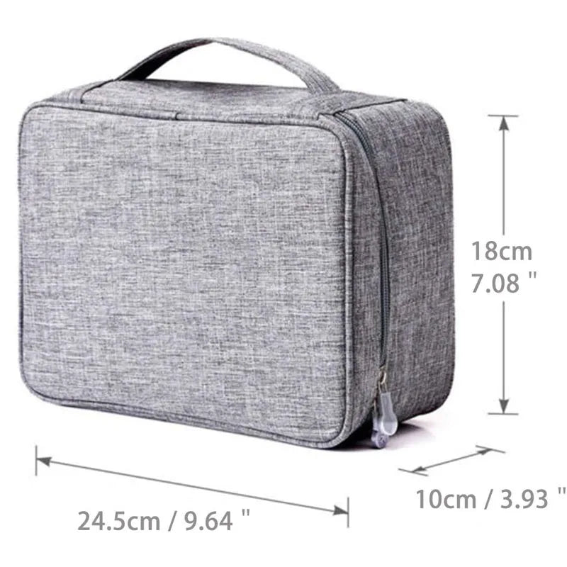 Cable Storage Bag Waterproof Digital Electronic Organizer Portable USB Data Line Charger Plug Storage Bag Travel Cable Organizer