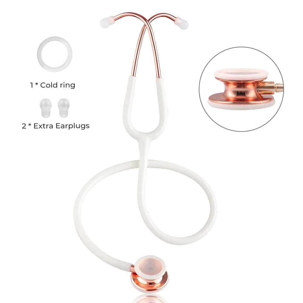 Portable Double Sided Stethoscope Professional Cardiology Stethoscope Medical Equipment Nurse Doctor Stethoscope Equipo Medico