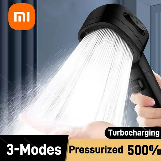 Xiaomi High Pressure Shower Head Water Saving 3-Modes Shower Heads Hanging Adjustable Water Massage Sprayer Bathroom 2025 New