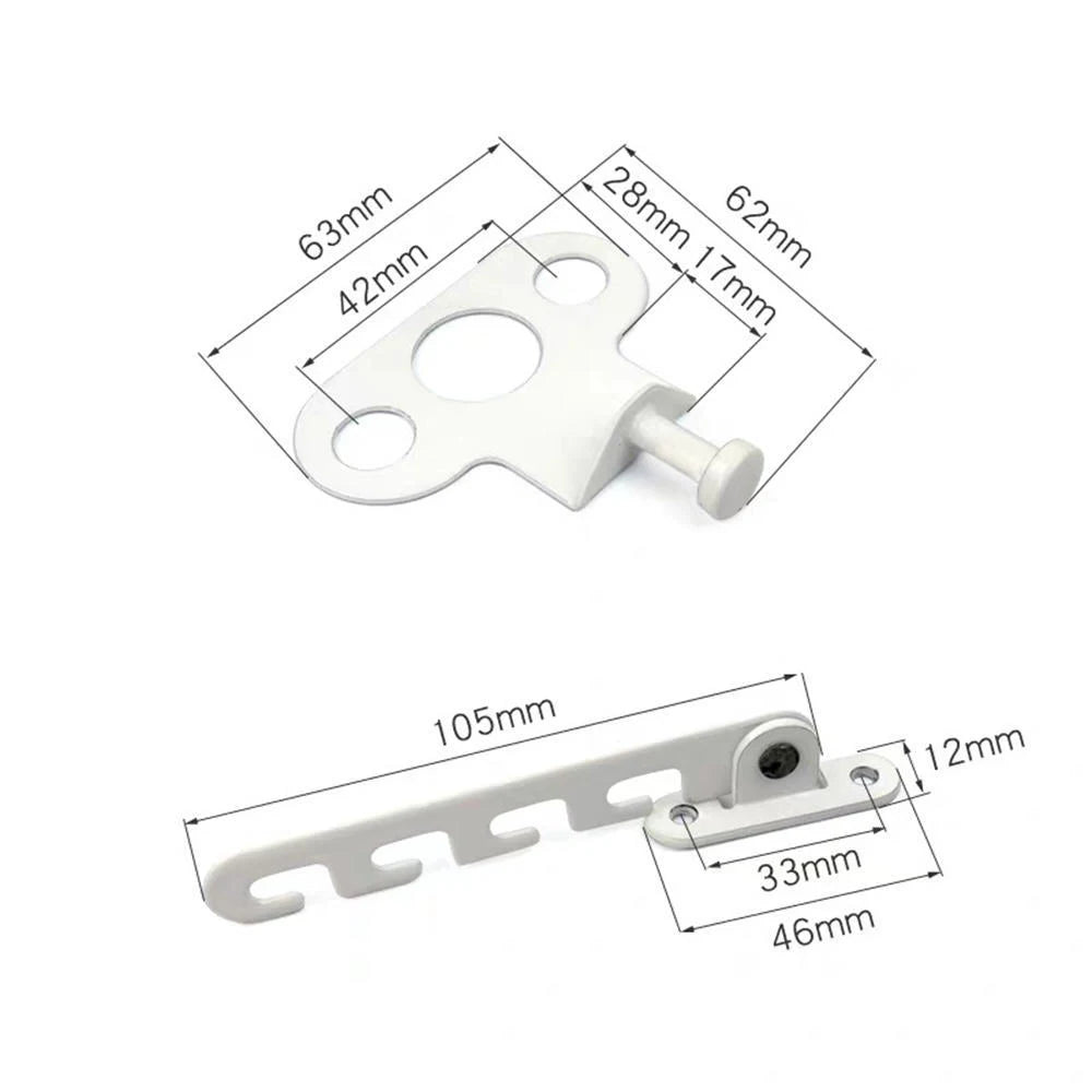 Child Safety Protection Position Stopper Window Limiter Casement Wind Brace Home Security Door Windows Sash Lock