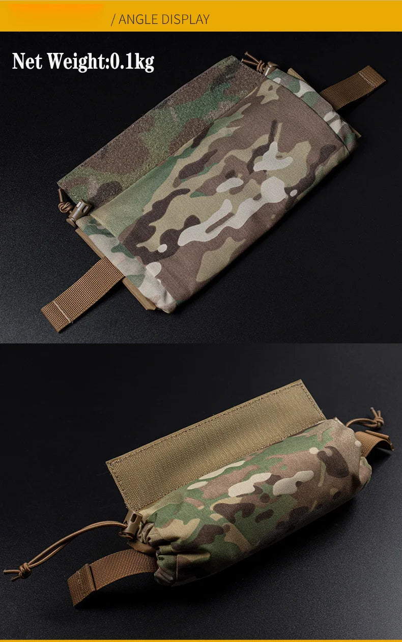 Tactical Medical Pouch First Aid Kit Pouch for Vest Chest Rig EDC IFAK Bag Foldable Emergency EMT Tool Pouch Survival Bag