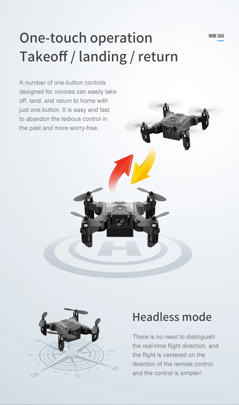 V2 Mini Drone Professional 8k HD Camera 5G Wifi FPV Air Pressure Altitude Hold Foldable Quadcopter RC Drone Toys UAV 2025