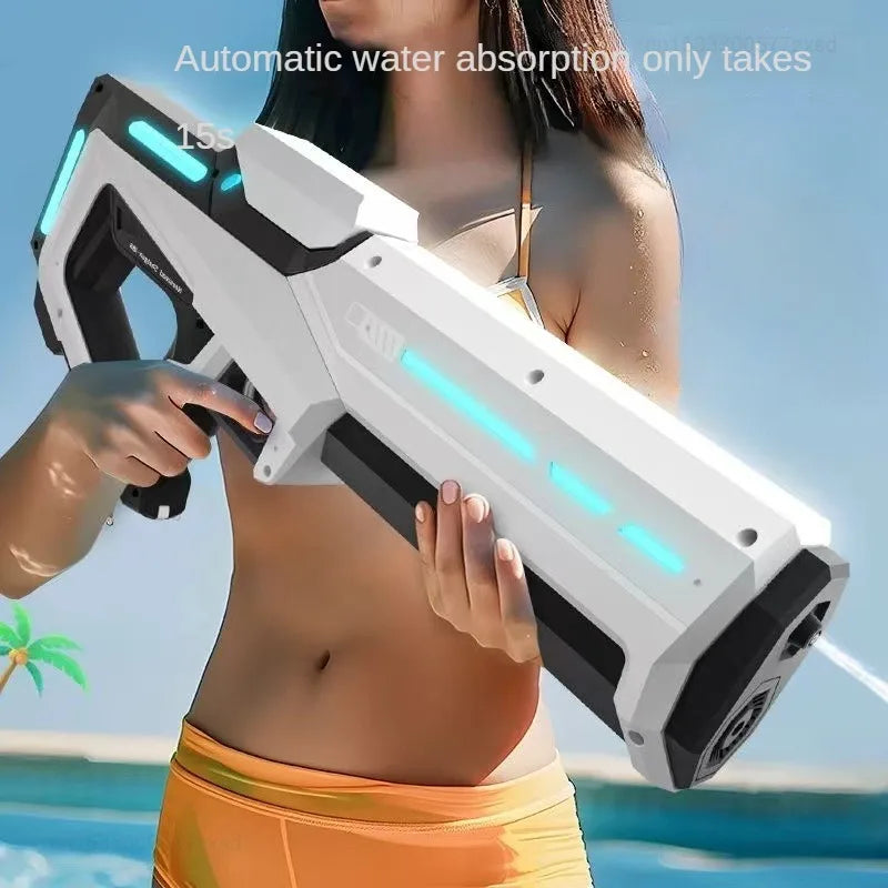 Xiaomi Wireless Dual Electric Fully Automatic Water Gun Safety High Pressure Multi Level Adjustment Long Endurance Water Gun Toy