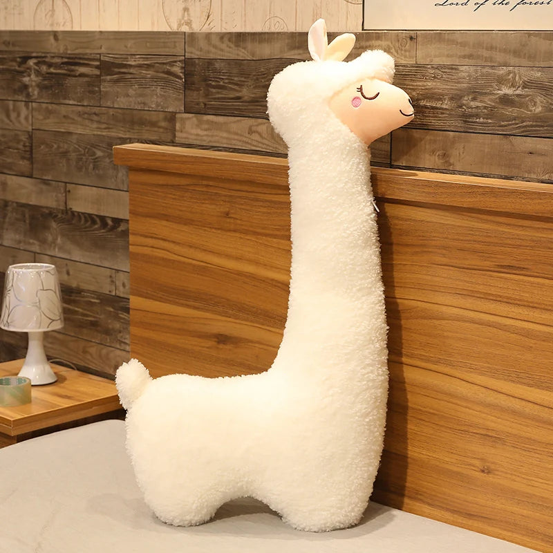 Kawaii Alpaca Plush Toy Soft Stuffed Animal Alpaca Lamb Doll Pillow Sofa Cushion Room Decoration Cute Peluche Birthday Gift