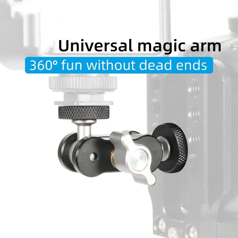 Aluminum Alloy Magic Arm Universal Adjustment 1/4 Interface Fill Light Bracket Live Photo  Strange Hand Photography Accessories