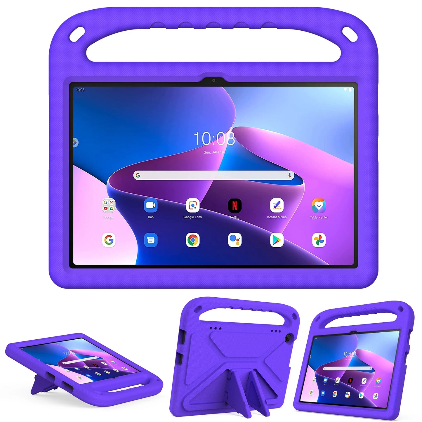 "Shockproof Armor Stand Kids Tablet Case | For iPad Air (10.2''-11'') & Pro (9.7''-10.9'') | Compatible with 7th-10th Generation"