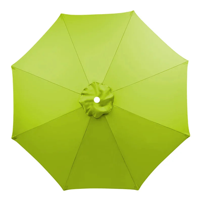 2/2.7/3M Parasol Sunshade Umbrella Cover UV Protection Waterproof Outdoor Canopy Replaceable Cloth Without Stand