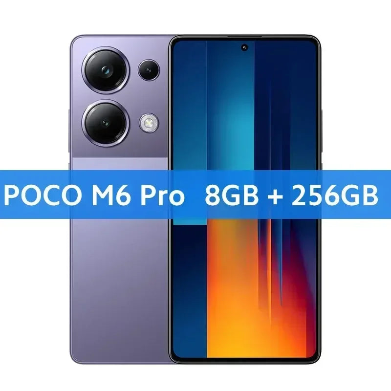 POCO M6 Pro Global Version 64MP Triple Camera with OIS Helio G99 Ultra 67W turbo charging 120Hz Flow AMOLED