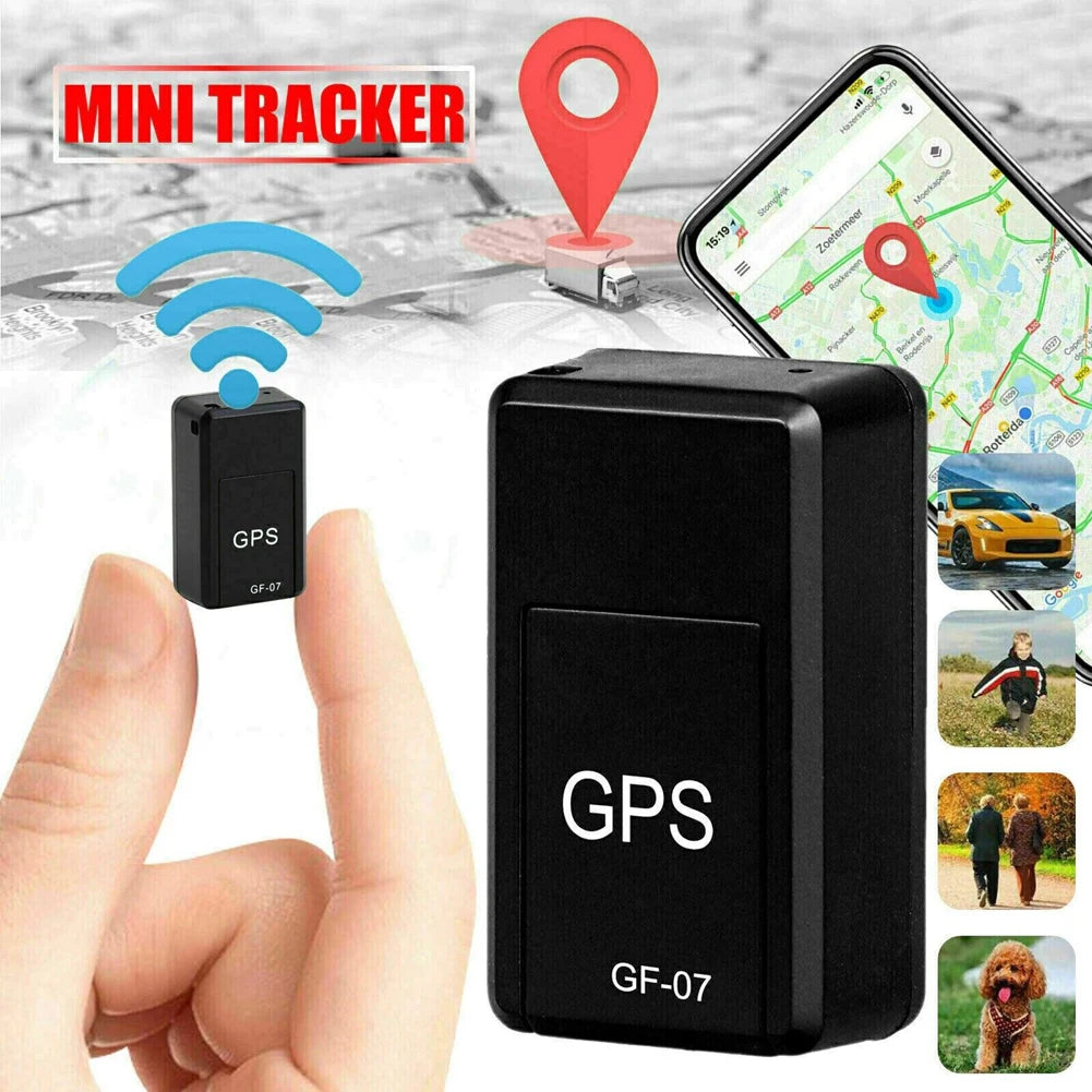 Mini GF-07 GPS Car Tracker Real Time Tracking Anti-Theft lost Pet Locator Magnetic SIM Message Positioner Mini Gps Label