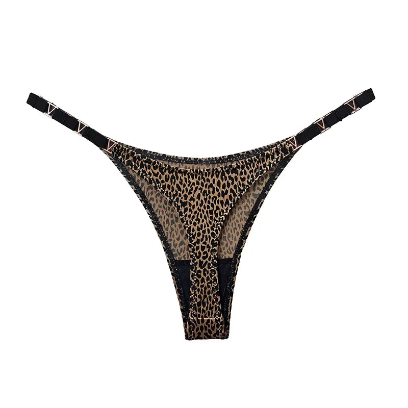 Unveil Your Wild Side: Luxury Low-Rise Metal Buckle G-String Panties (S-XL) - Smart Shopper