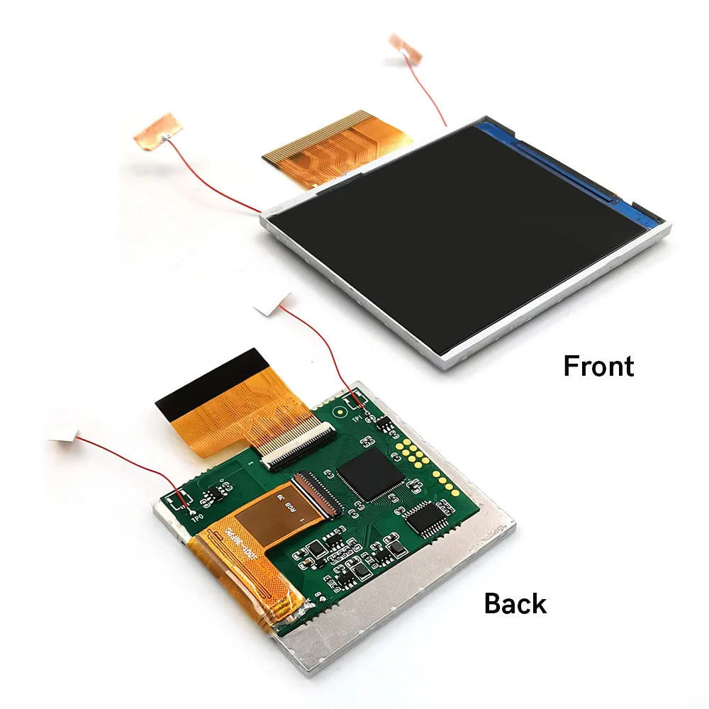 2023 Newest Real Drop In 2.45" GBC Retro Pixel HD IPS Backlight LCD Kit For Gameboy Color GBC No Need Welding and Trim Shell