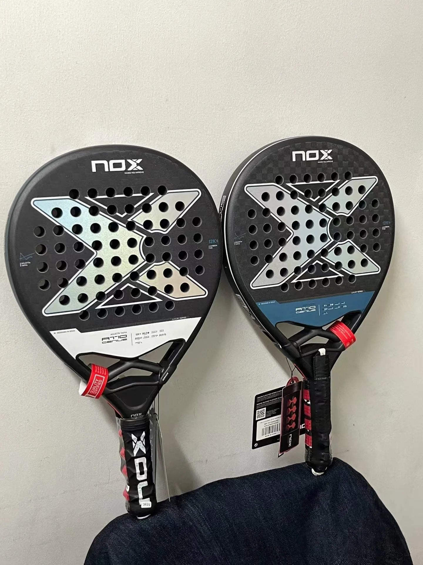 Padel Tennis racquet carbon fiber soft EVA surface round, suitable for men and women training accessories