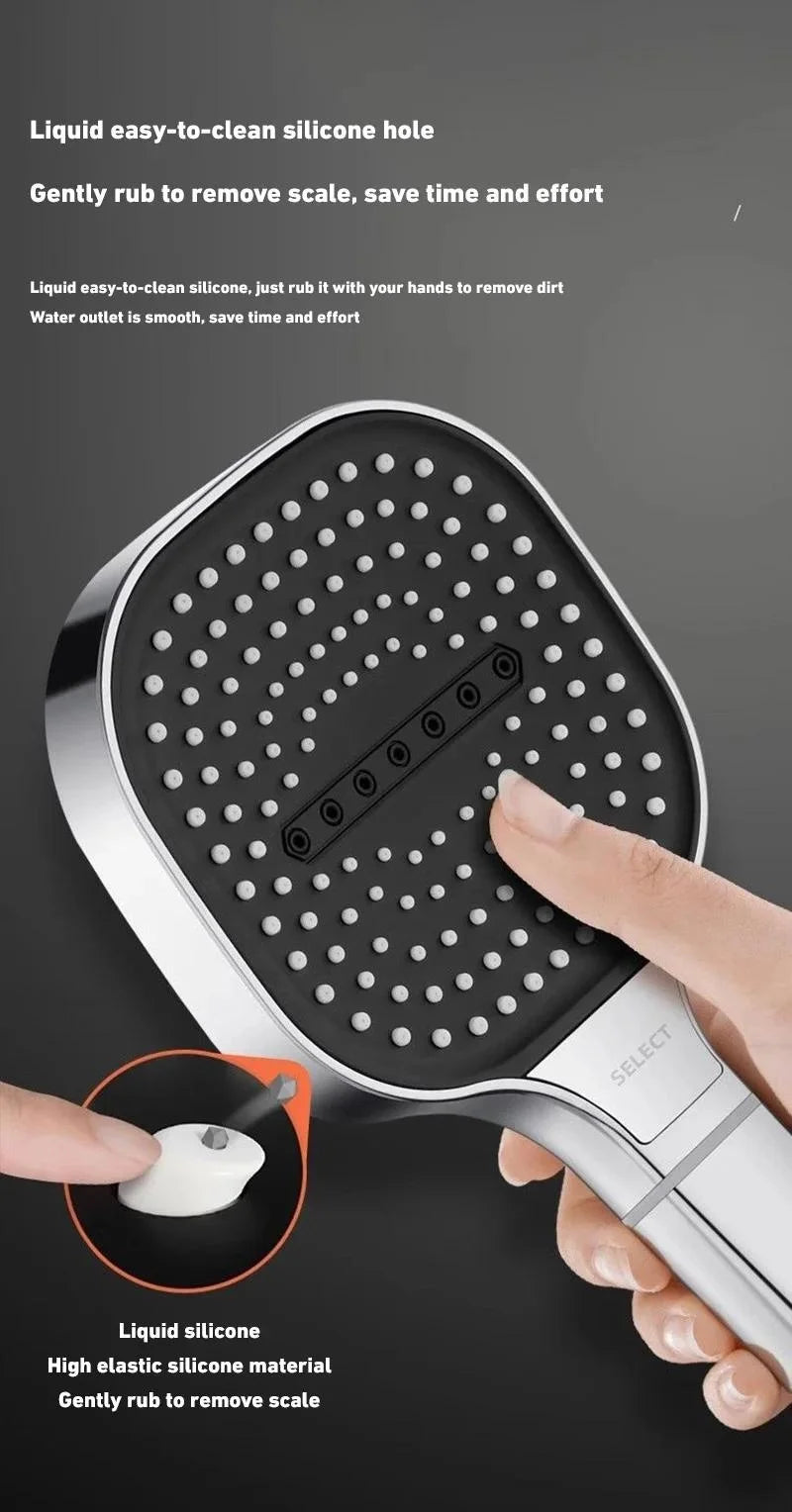 Xiaomi HydroLux Shower Set – 13cm Panel, 3 Modes, Massage & Filtration**