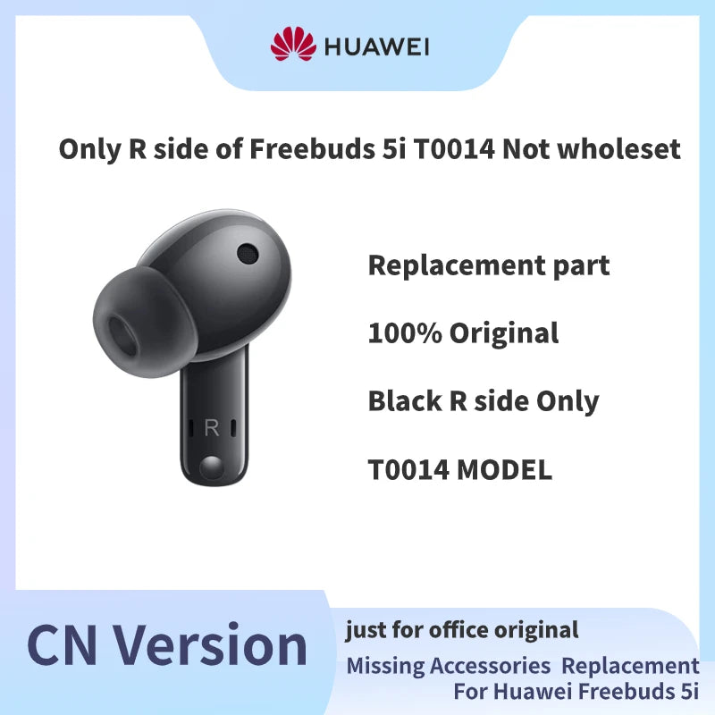 100% Original Part Replacement For Huawei FreeBuds 5i Wireless Bluetooth Headphone Single Left Right Or Charging Case Part