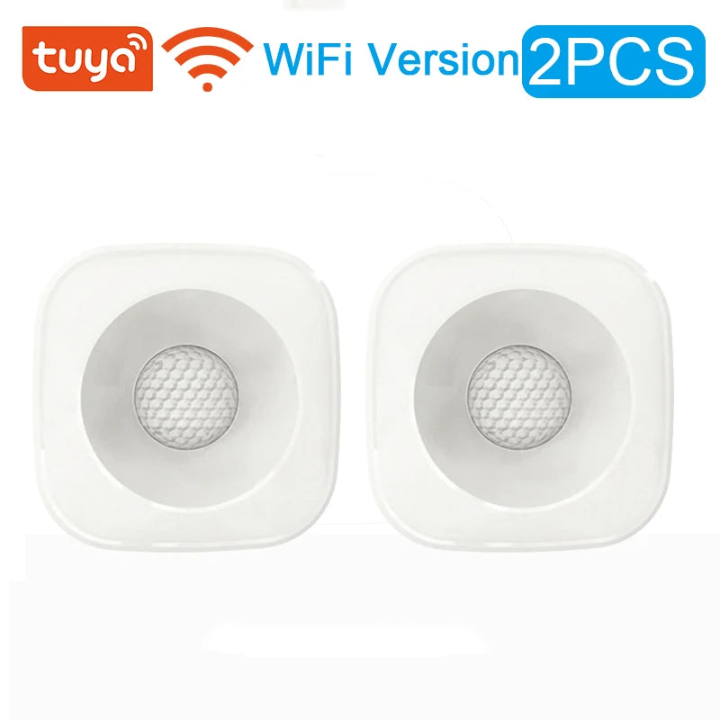 Tuya ZigBee/WiFi PIR Motion Sensor Wireless Infrared Detector Security Burglar Alarm Sensor Smart life APP Control Compatible