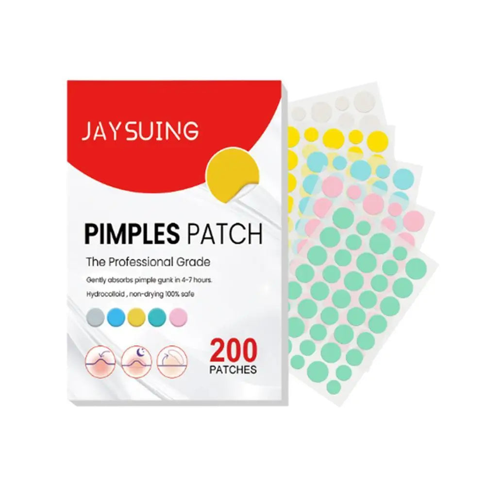 200pcs Star Pimple Patch Acne Invisible Acne Removal Stickers Originality Concealer Face Spot Beauty Skin Care Makeup Tools