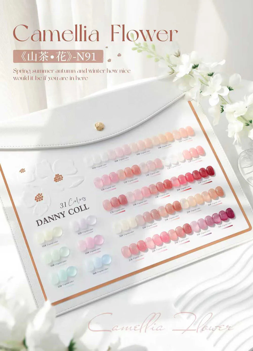 31 pcs Jelly Gel Polish Set Korean Style Translucent UV Soak Off Gelpolish Nail Art Gel Polish Primer Manicure Nail Gel Lacque