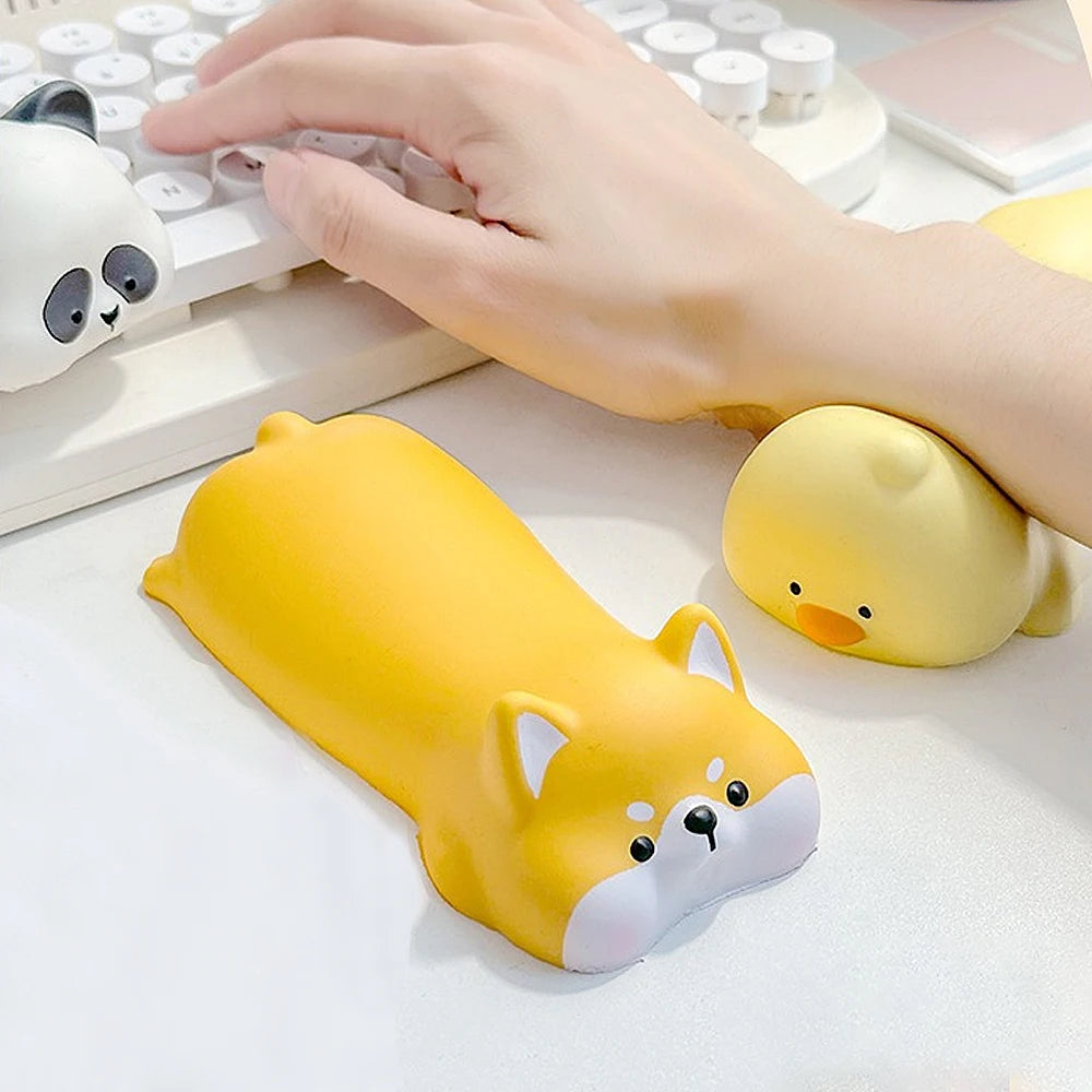 New Cute Panda Wrist Rest Support For Mouse Pad Computer Laptop Arm Rest For Desk Ergonomic Kawaii Slow Rising Squishy Toys 1PC