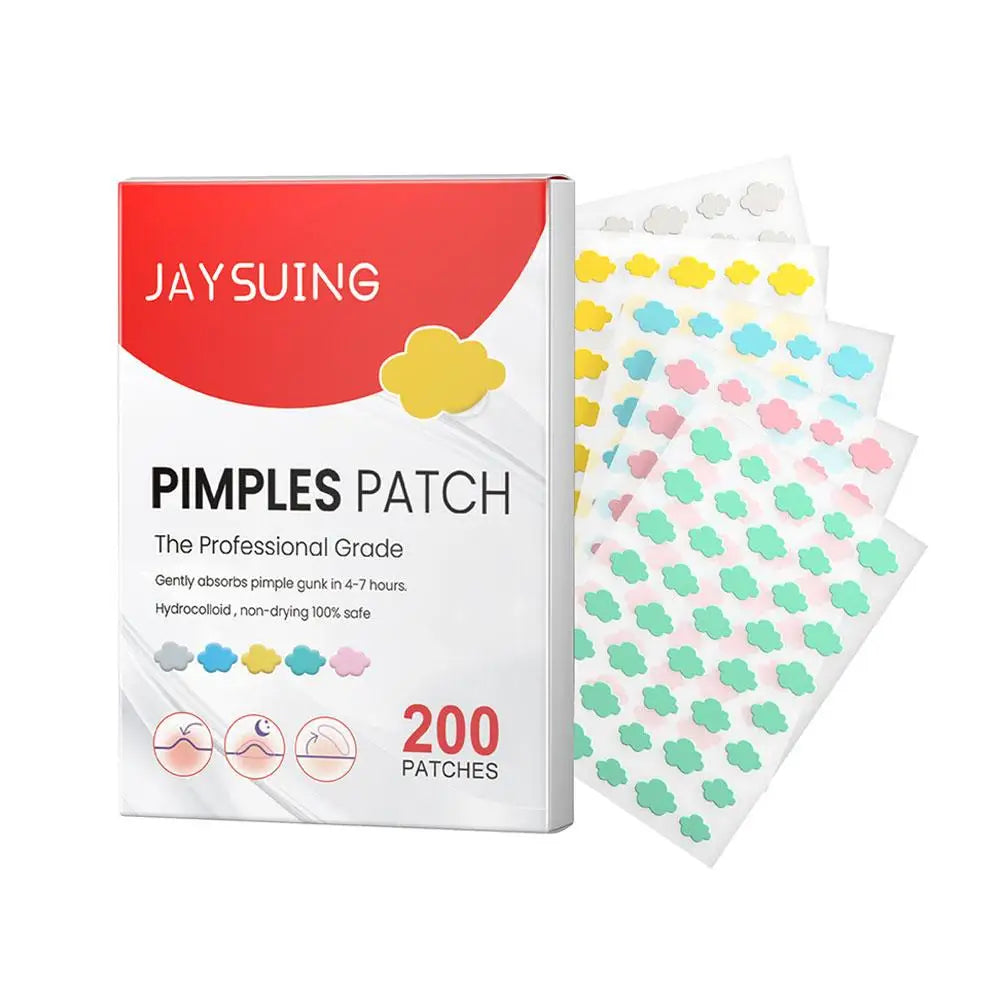 200pcs Star Pimple Patch Acne Invisible Acne Removal Stickers Originality Concealer Face Spot Beauty Skin Care Makeup Tools