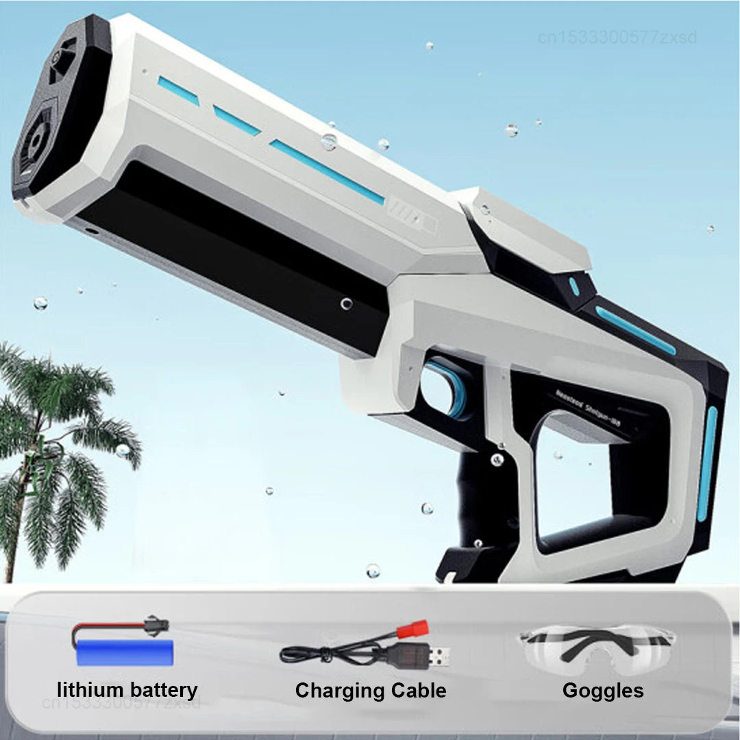 Xiaomi Wireless Dual Electric Fully Automatic Water Gun Safety High Pressure Multi Level Adjustment Long Endurance Water Gun Toy