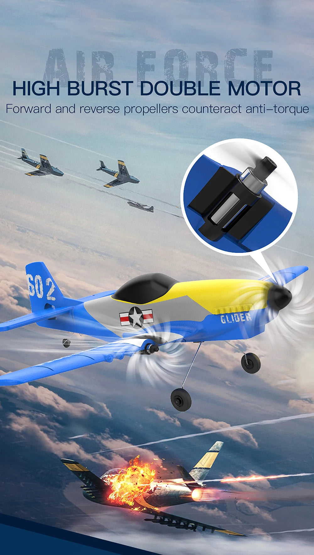 New RC Plane KF602 Professional 2.4G Radio Remote Control Airplane EPP Foam Aircraft Glider Flying Model Toys For Children Gifts