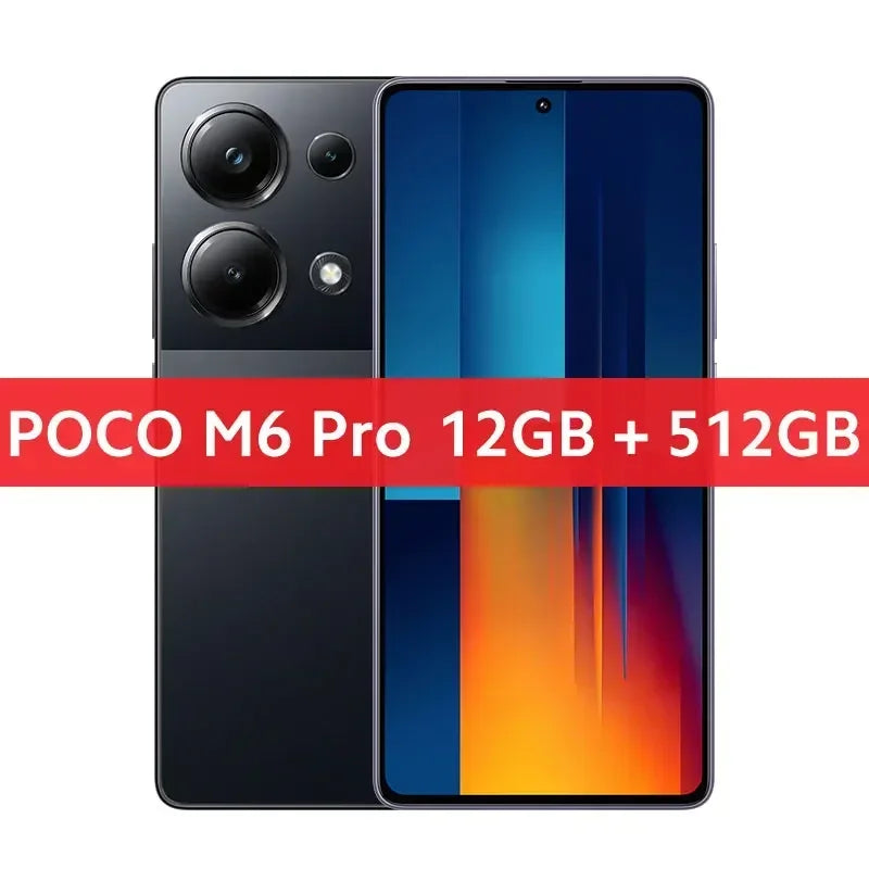 POCO M6 Pro Global Version 64MP Triple Camera with OIS Helio G99 Ultra 67W turbo charging 120Hz Flow AMOLED