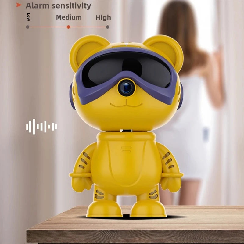 5MP Wifi Indoor PTZ Wireless Security Tiger Cam 5G WIFI Baby Cry Detection IR Night Vision Two Way Audio Auto Tracking CCTV Cam