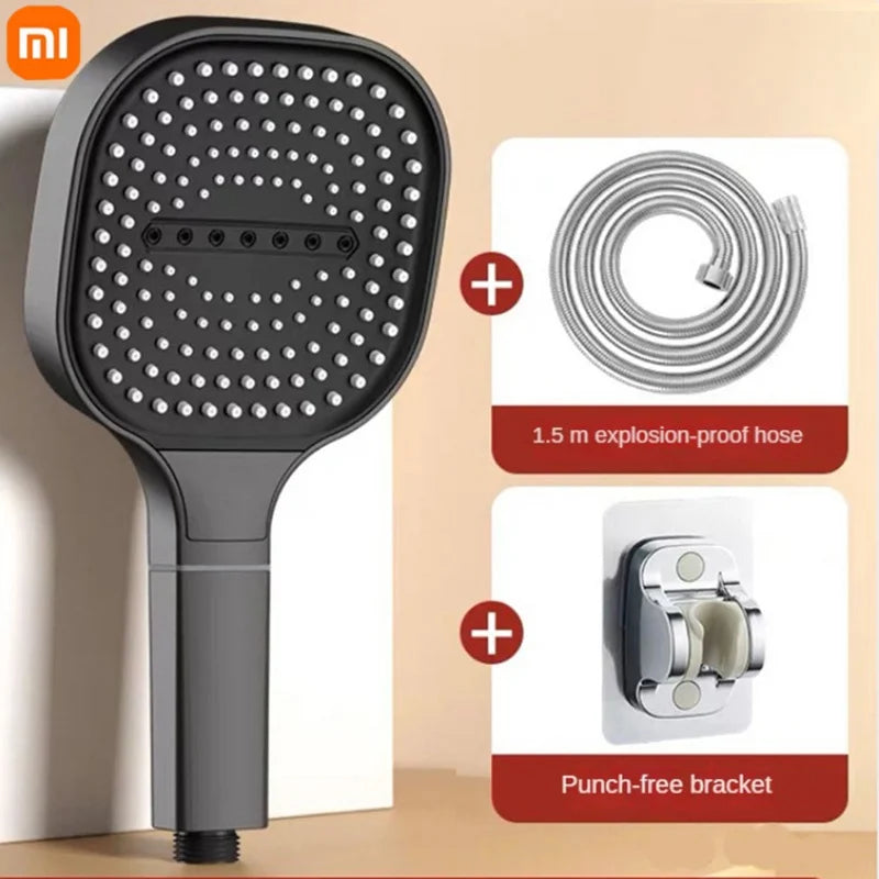 Xiaomi HydroLux Shower Set – 13cm Panel, 3 Modes, Massage & Filtration**