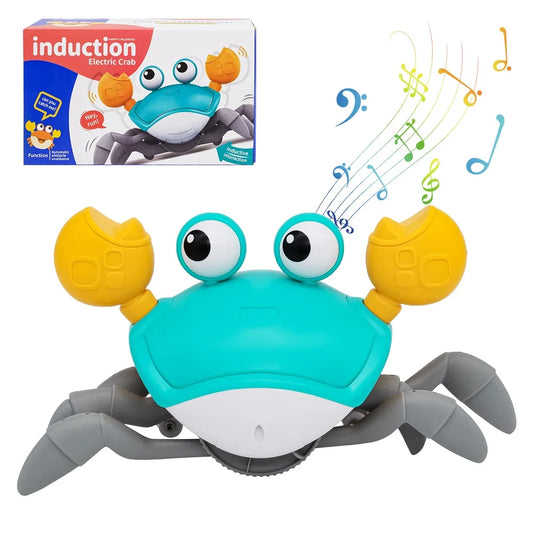 Dancing Crab Run Away Toy for Babies Crawling Interactive Escape Crabs Baby Birthday Thanksgiving Christmas Gift Battery Edition